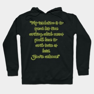 New Year's Resolution Funny Quotes Hoodie